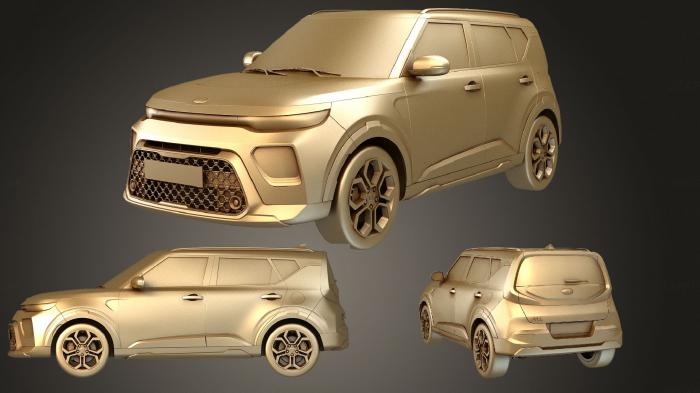 نموذج ثلاثي الأبعاد لآلة CNC السيارات والنقل كيا سول EX 2020